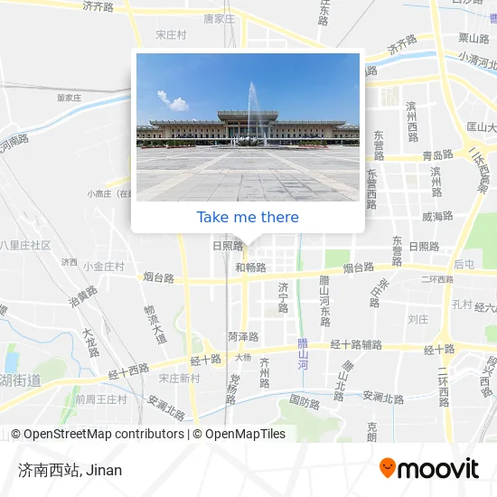 济南西站 map