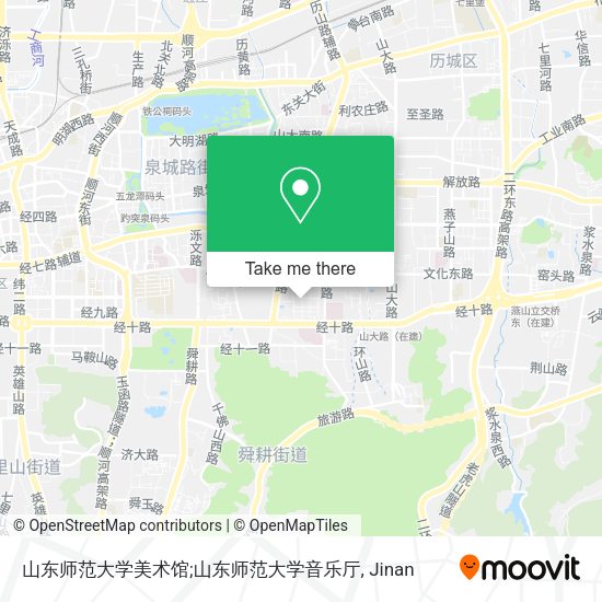 山东师范大学美术馆;山东师范大学音乐厅 map