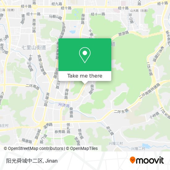 阳光舜城中二区 map