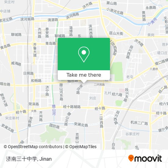 济南三十中学 map