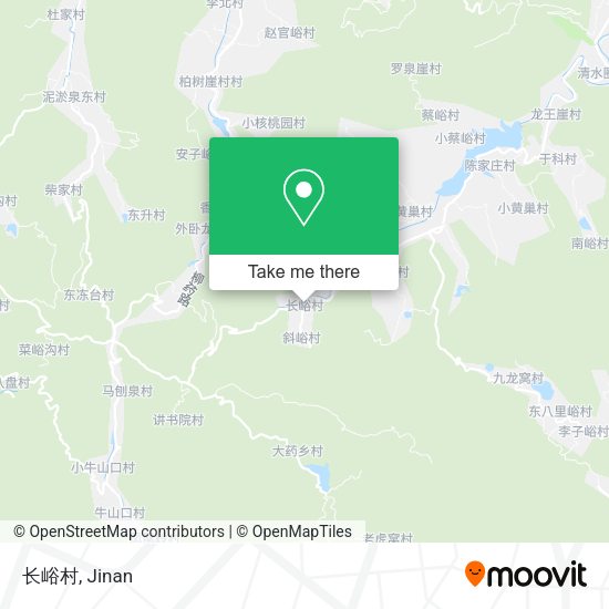 长峪村 map