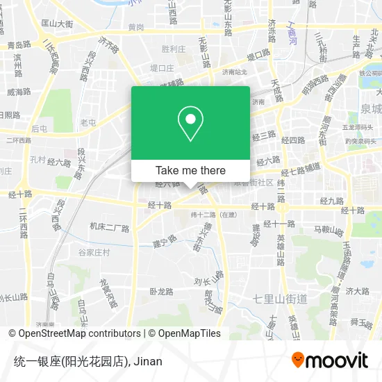 统一银座(阳光花园店) map