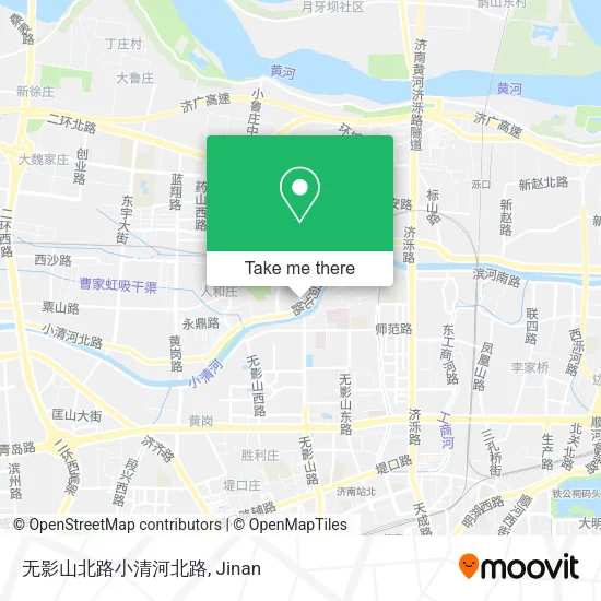 无影山北路小清河北路 map