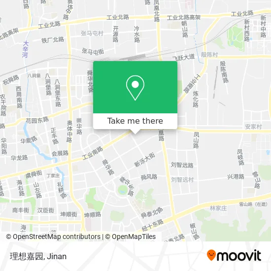 理想嘉园 map