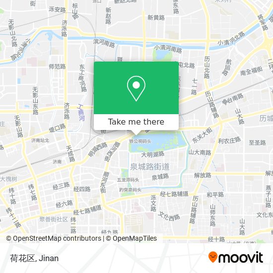 荷花区 map