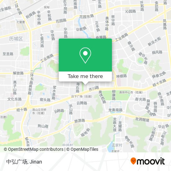 中弘广场 map