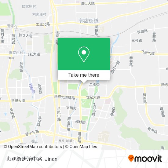 贞观街唐冶中路 map