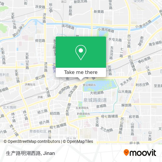 生产路明湖西路 map