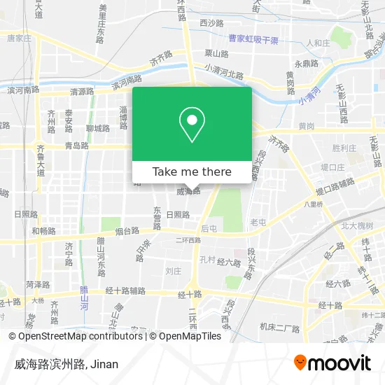 威海路滨州路 map