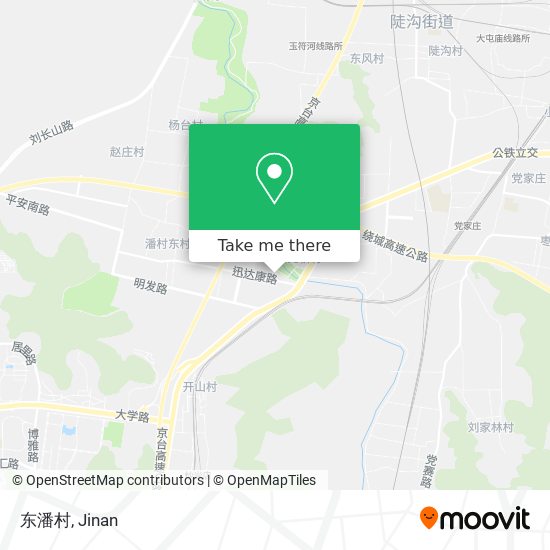 东潘村 map