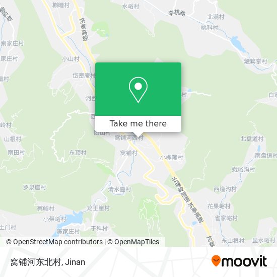 窝铺河东北村 map