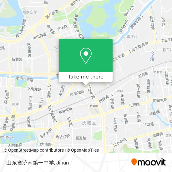 山东省济南第一中学 map