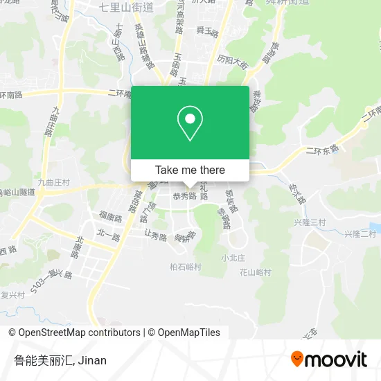 鲁能美丽汇 map