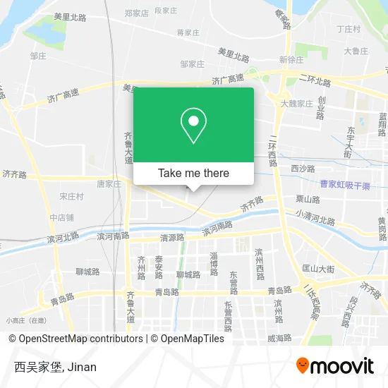西吴家堡 map