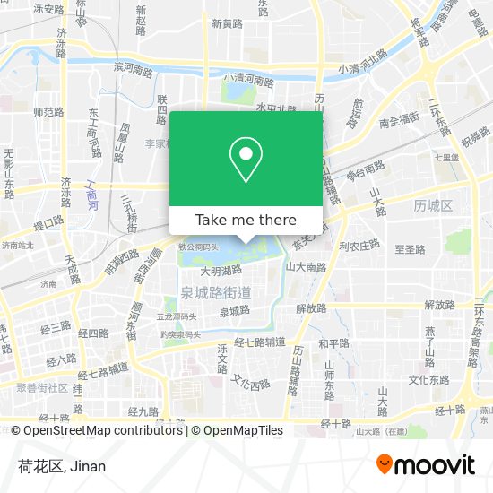 荷花区 map