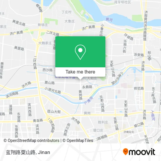 蓝翔路粟山路 map