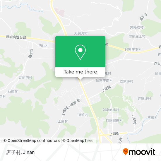 店子村 map