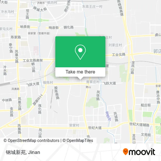 钢城新苑 map