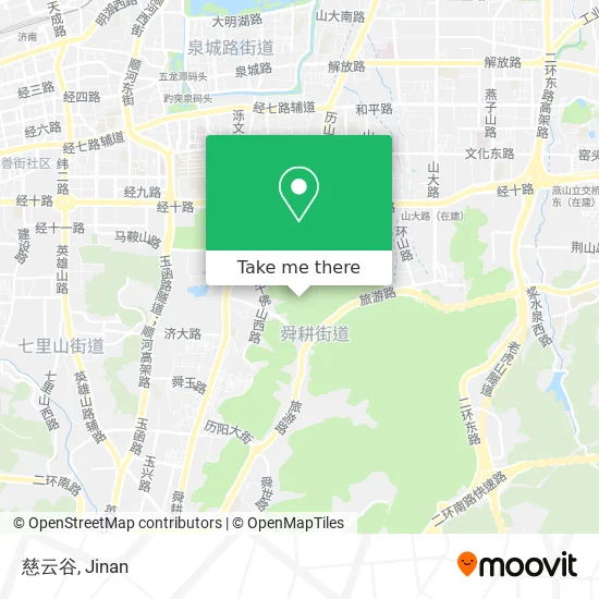慈云谷 map