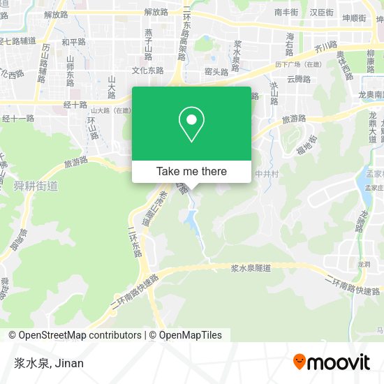 浆水泉 map