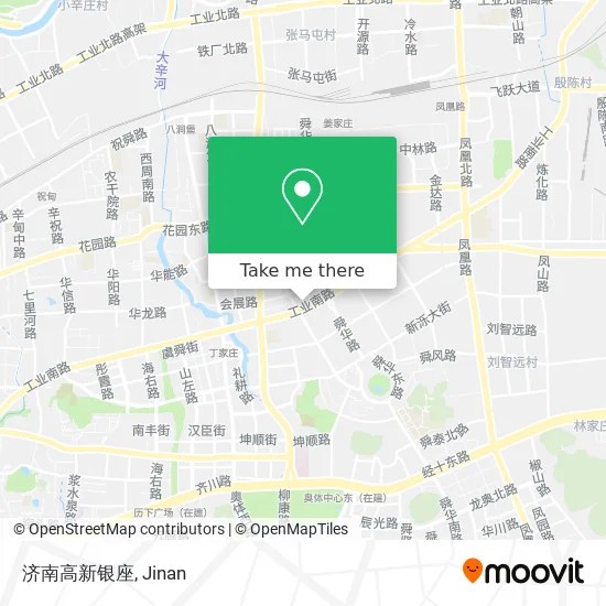 济南高新银座 map