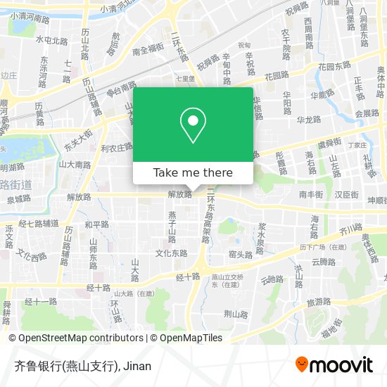 齐鲁银行(燕山支行) map