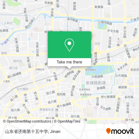 山东省济南第十五中学 map