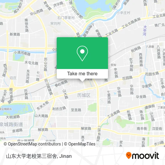 山东大学老校第三宿舍 map