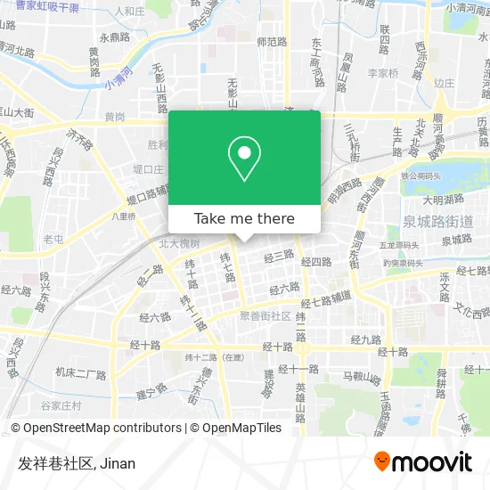 发祥巷社区 map