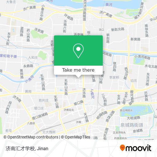 济南汇才学校 map