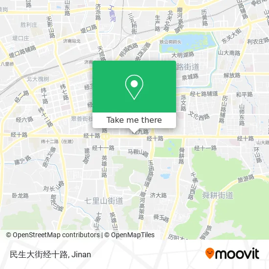 民生大街经十路 map