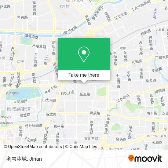 蜜雪冰城 map