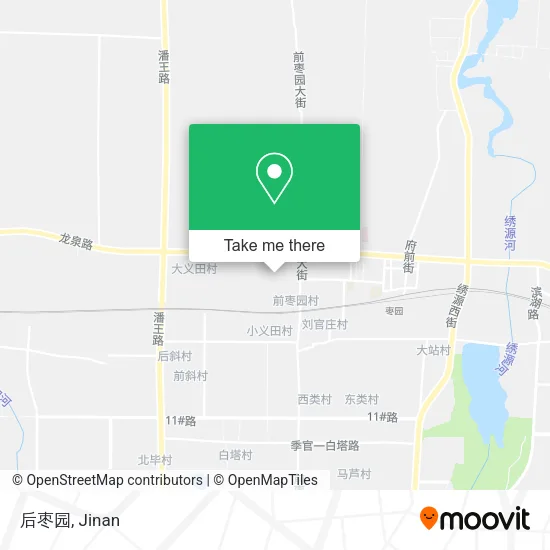 后枣园 map