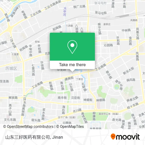 山东三好医药有限公司 map