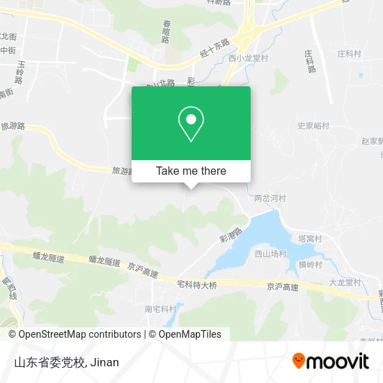 山东省委党校 map