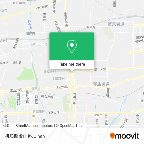 机场路虞山路 map