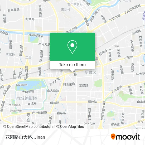 花园路山大路 map