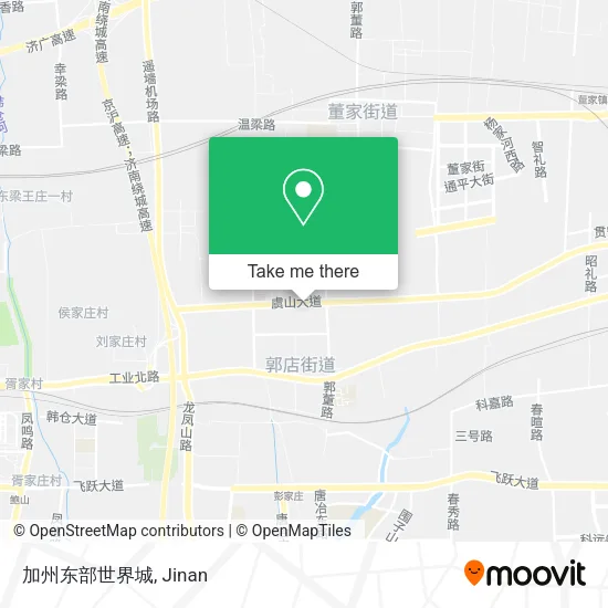 加州东部世界城 map