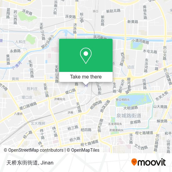 天桥东街街道 map