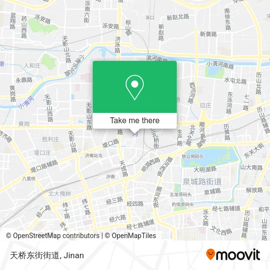 天桥东街街道 map