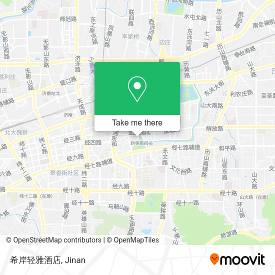 希岸轻雅酒店 map