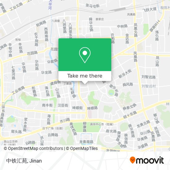 中铁汇苑 map