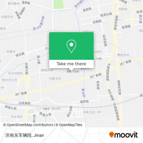济南东车辆段 map
