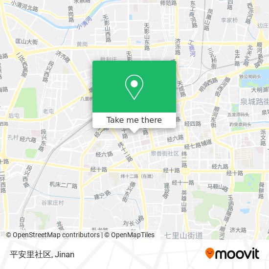 平安里社区 map