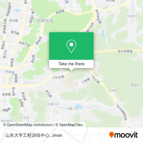 山东大学工程训练中心 map
