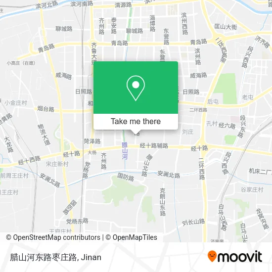 腊山河东路枣庄路 map