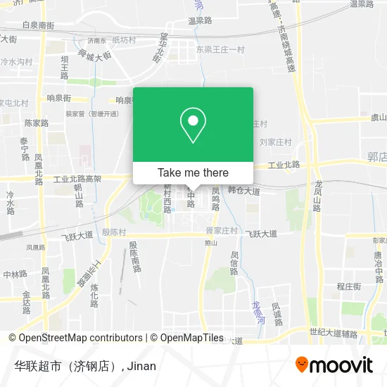 华联超市（济钢店） map