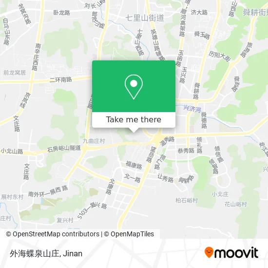 外海蝶泉山庄 map