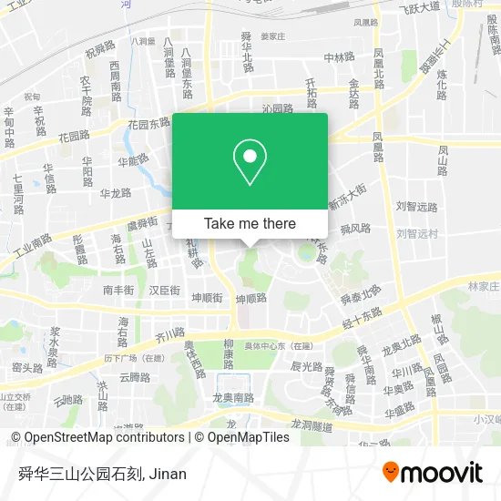 舜华三山公园石刻 map