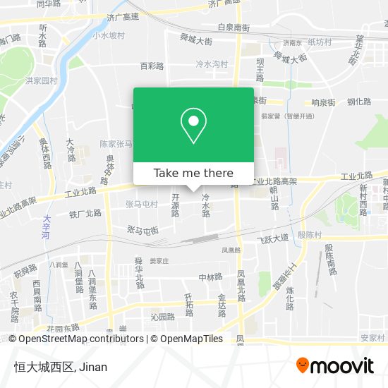 恒大城西区 map